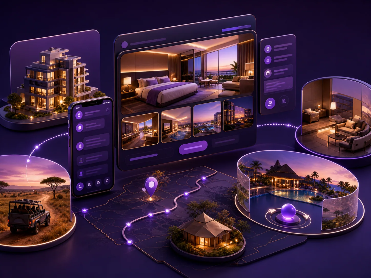 Hospitality and tourism digital booking experience