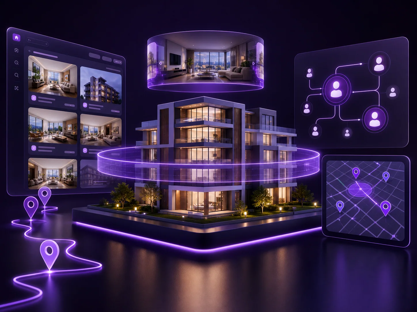 Real estate listing and property tour platform