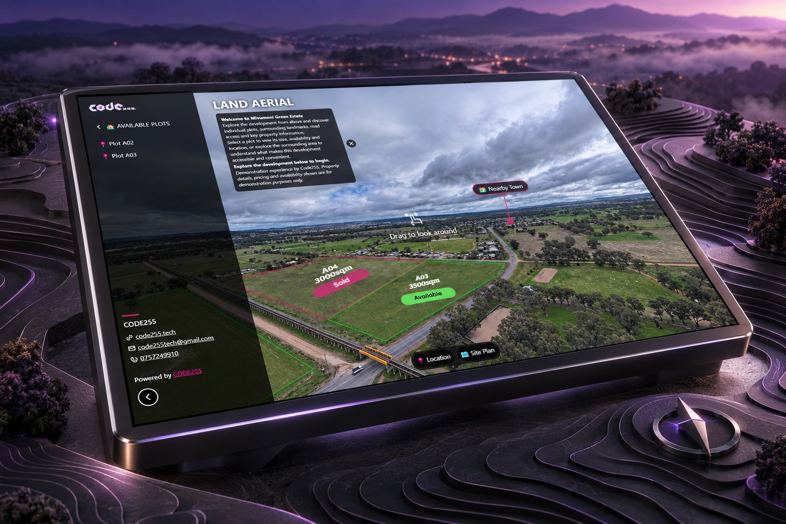 Land experience — project presentation