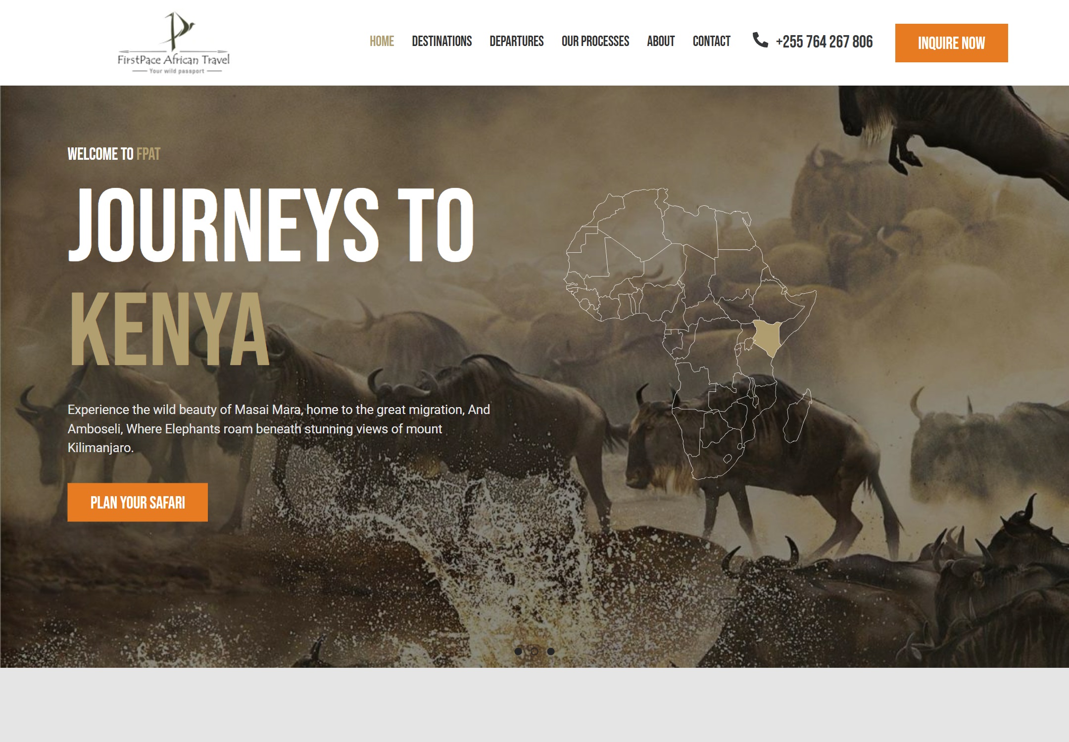 FirstPace African Travel — authentic project capture