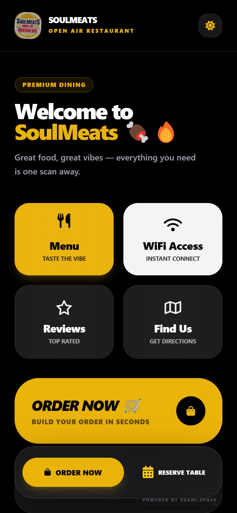 SoulMeats — actual mobile experience capture